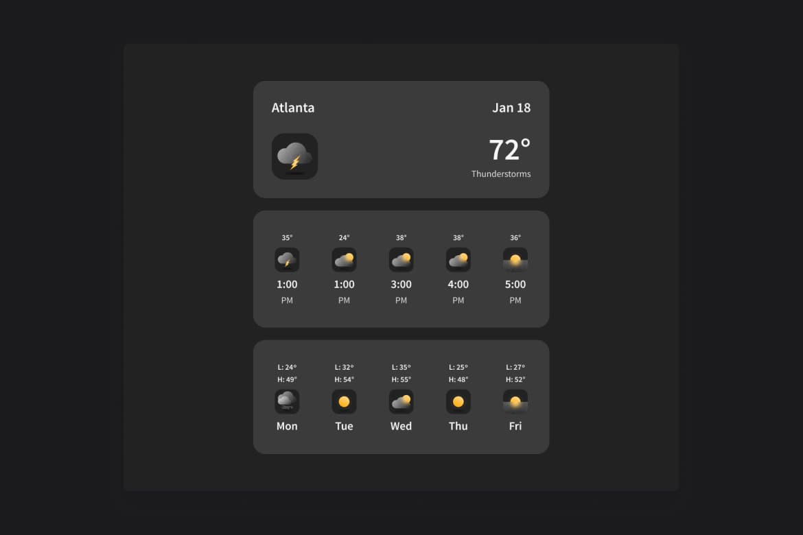 Weather app